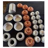 VTG Aluminum Jello, Donut, Cake Molds