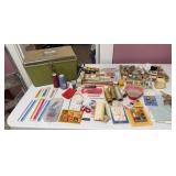 Wilson Wil-Hold Plastic Sewing Box/ Contents