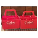 Plastic 6 Bottle Coke Carriers