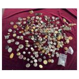 VTG Gold & Silver Tone Metal Buttons