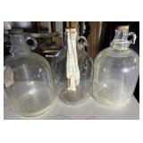 1 Gallon Glass Jugs with Finger Loop