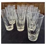 Set of 9 Highball Glasses