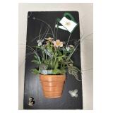 Flower Pot on Slate Arrangement