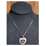 925 Chain and Heart Necklace