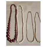 Pear/Pearl Like Necklaces