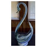 VTG Murano Art Glass Swan Sculpture