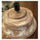 Ceramic Cherub Lamp Base