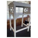 VTG Side Table Painted White