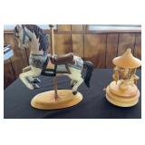 Musical Wood Carousel