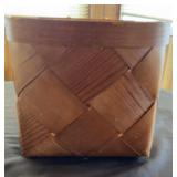 Braided Birch Bark Basket
