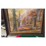 Impressionistic Autumn Landscape Oil Painting