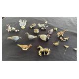 Hand Painted Ceramic Miniature Animals