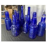 Cobalt Blue Collectible Bottles