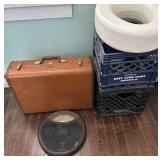 VTG Milk Crates, Luggage and Bath Items