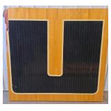 Black "U" Piece Of Floor Rushville Memorial Gym