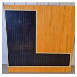 Black "L" Piece Of Floor Rushville Memorial Gym