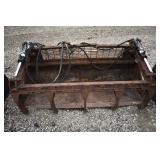 Grapple Bucket for Skid Loader (76")