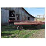 14 Ft wood Deck Hay Wagon