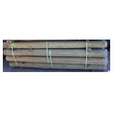 6' x 8' Wood Fence Post, (Bid Is Times 28)