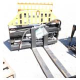 Hydraulic Adjustable Pallet Forks for SSL, 48'