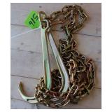 (2) 10 Foot Chains With 'J' Hooks