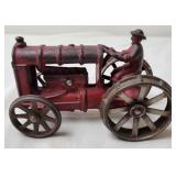 Arcade ? Cast Iron Tractor w/Driver, Antique