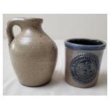 Rowe Pottery Works Small Crock Jug & Votive Holder
