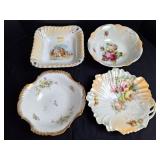 4 China Serving Bowls, Vintage