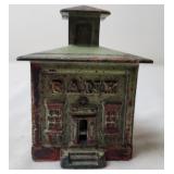 Cast Iron "Cupola Bank" Still Bank, Antique