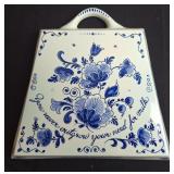 Delft Blue American Dairy Association Cheese Board