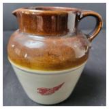 Red Wing Stoneware 2001 Mustard Pitcher