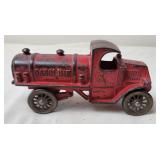 Cast Iron "Gasoline" Tanker Toy Truck, Antique