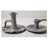 2 Rowe Pottery Works Stoneware Chamber