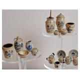 Jane Graber Miniature Pottery Pieces