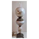 "Gone With The Wind" 3-Tiered Electric Oil Lamp,