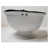 Etruria-Mellor & Co. 2-Compartment Ironstone Bowl