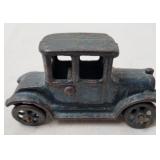 Cast Iron Ford Model T Coupe Toy Car, Antique