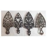 4 Cast Iron Trivets