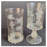EAPG Ripley & Co. Pavonia Celery & Water Glass