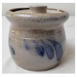 Rowe Pottery Works Stoneware Crock w/Lid