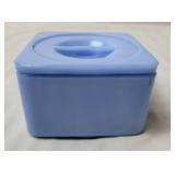 Delphite Blue Square Refrigerator Dish w/Lid