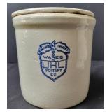 UHL Pottery Co. Acorn Wares Stoneware Crock w/Lid