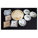 China Cake Plate, Berry Bowls & Misc. China Pieces