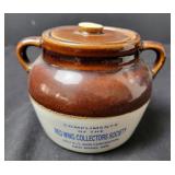 Red Wing Pottery Miniature Bean Pot w/Lid