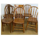 Antique Bentwood Farmhouse Dining Chairs