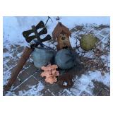 Copper & Cast Iron Landscape Decor
