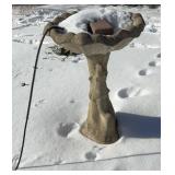 Concrete Birdbath