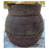 Antique Metal Barrel