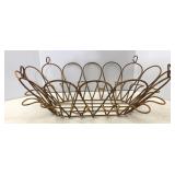 Antique Wire Basket Plant Holder