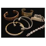 Cuff and bangle bracelets